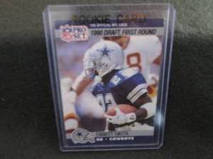 lot 155 image: 155. 1990 Emmitt Smith Pro Set Rook...