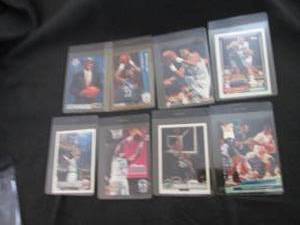 lot 164 image: 164. 8 Alonzo Mourning Rookie Cards...