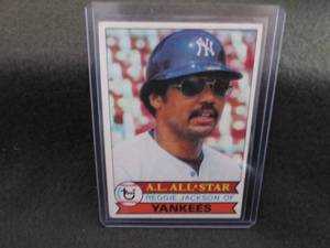 lot 169 image: 169. 1979 Topps Reggie Jackson Card...