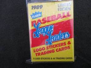 lot 181 image: 181. 1989 Fleer Baseball League Lea...