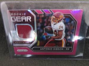 lot 188 image: 188. 2020 Prizm Antonio Gibson Rook...