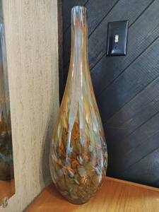 Large Handblown Glass Vase
