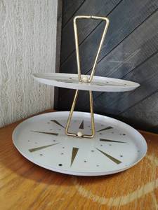 Vintage Two-Tier Tray