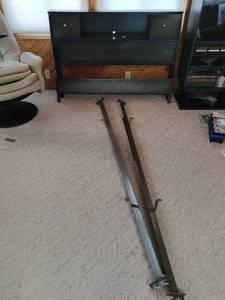 Vintage Full Size Headboard with Rails