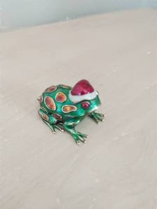 Monet Frog Trinket Box