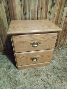 Two Drawer Nightstand