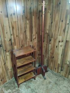 Three Pieces Of Wood Furniture