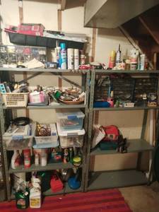 Two Shelfs With Contents