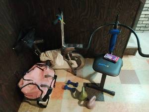Collection Of Exercise Equipment