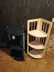 Two Corner Shelves