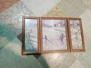 Three Pieces Of Framed Bird Art