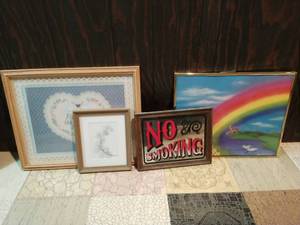 Four Pieces Of Framed Art