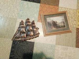 Two Wall Hanging Pieces Of Art