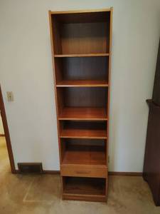 lot 116 image: Teak Veneer Bookcase