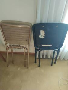 lot 81 image: Two Vintage Fold Out Chairs