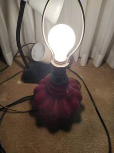 lot 87 image: Three Vintage Lamps
