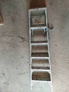 lot 187 image: 6 Metal Ladder