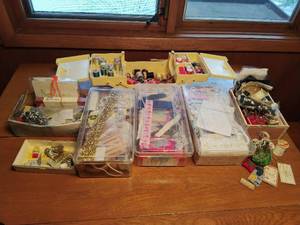 lot 217 image: Collection of Sewing Supplies