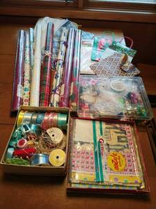lot 223 image: Collection of Gift Wrapping Supplies