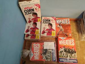lot 234 image: Collection of Wheaties and Corn Flake Boxes