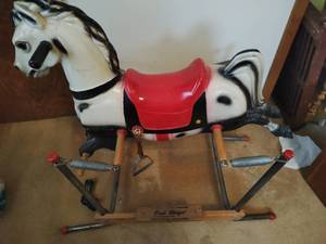 lot 254 image: Rocking Horse