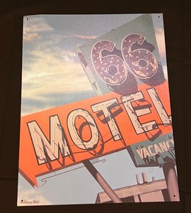 lot 24 image: Route 66 Decorative Metal Sign