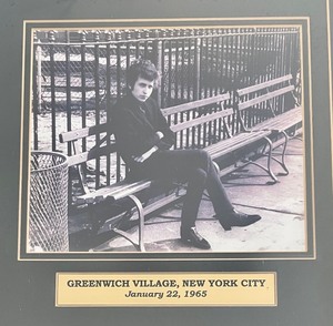lot 29 image: Framed Memorabilia and Photos of Bob Dylan