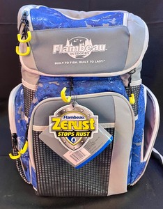 lot 69 image: New Flambeau Zerust Tackle Pro Angler Series Backpack