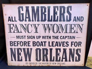 lot 86 image: Humorous Tin Signs