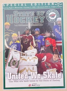 lot 120 image: Minnesota Wild Framed and Autographed Memorabilia