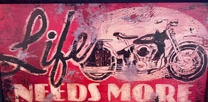 lot 123 image: Fun Garage Sign