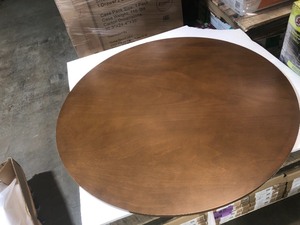lot 15 image: Baxton Studio Kenji Walnut Dining Table