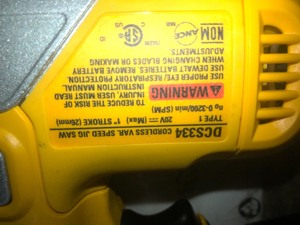 lot 30 image: DEWALT 20-Volt MAX XR Cordless Brushless Jigsaw (Tool-Only)