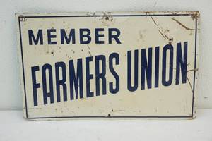 tin sign