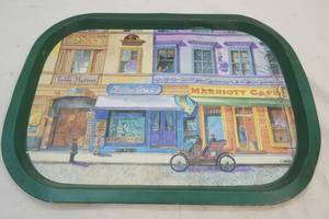 decorative tin tray