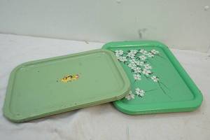decorative tin trays
