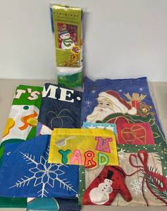 Lot of Outdoor Garden Flags-Various Sizes