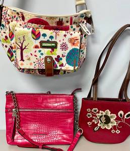 Lot of 4 Pink Purses Handbags