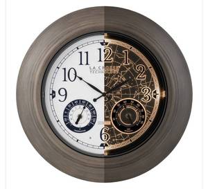 La Crosse Clock 21 Lighted Constellation IndoorOutdoor Atomic Wall Clock