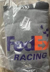 Genuine FedEx Racing Sweatshirt Hoodie Mens Size XL.
