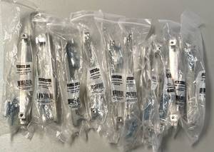 Lot of 10 Liberty 6-516 Beveled Drawer Pulls in Polished Nickel.&nbsp