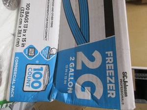 Ziploc 2 Gallon Freezer Bags