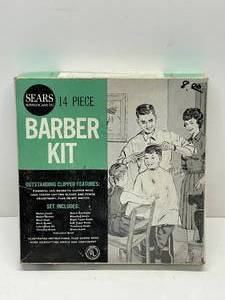 Sears Roebuck and Co Vintage Barber Kit