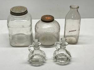 Vintage Glass Jars and Dispensers