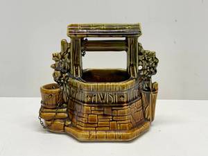 Vintage McCoy Pottery Wishing Well Planter