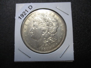 14. 1921-D (Denver Mint) Morgan Silver Dollar - Nice Looking Coin