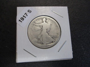 27. 1917-S (San Francisco Mint) Walking Liberty Silver Half Dollar