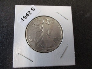 36. 1942-S (San Francisco Mint) Walking Liberty Silver Half Dollar