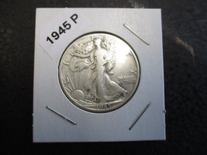 51. 1945-P (Philadelphia Mint) Walking Liberty Silver Half Dollar