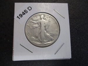 52. 1945-D (Denver) Walking Liberty Silver Half Dollar